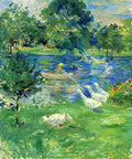 View Of Bois De Boulogne Morisot A4 Photo Print