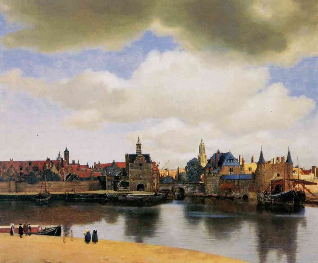 View Of Delft Vermeer A4 Photo Print