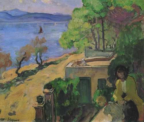 View Of The Sea From The Balcony 1919 A4 Photo Print