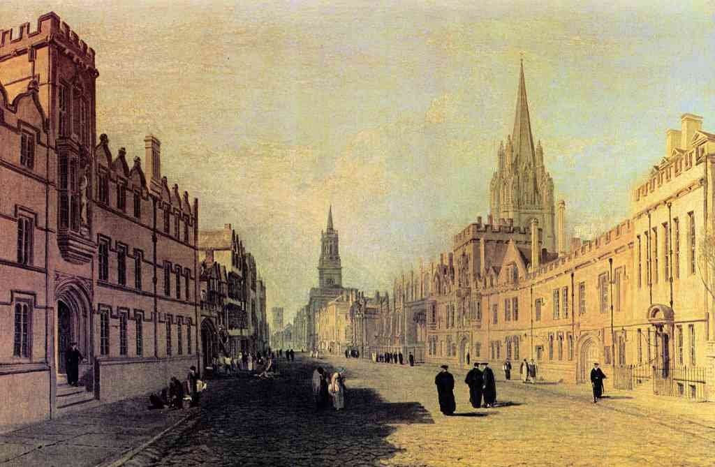 View The High Street Oxford Joseph Mallord Turner A4 Photo Print