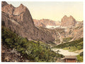 View from Angerhutte Hollenthal Upper Bavaria Vintage A4 Photo Print