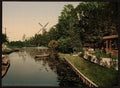 View from Rijnsburgerburg Leyden Vintage A4 Photo Print