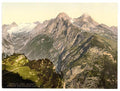 View from Schachen Upper Bavaria Vintage A4 Photo Print