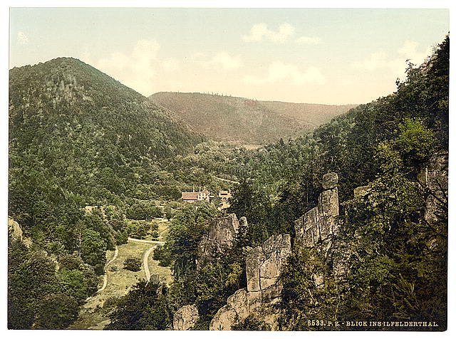 View in the Valley of Ilfeld Ilfeld Hartz Vintage A4 Photo Print