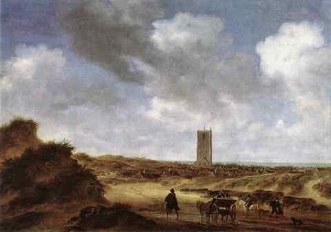 View of Egmond aan Zee A4 Photo Print
