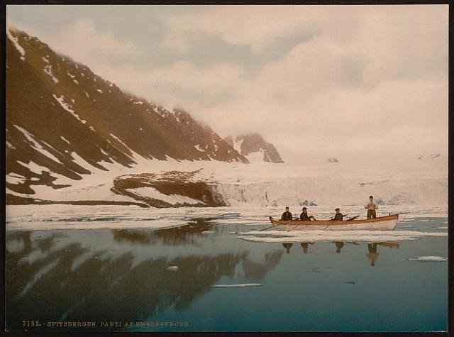 View of Smeerenberg Spitzbergen Vintage A4 Photo Print