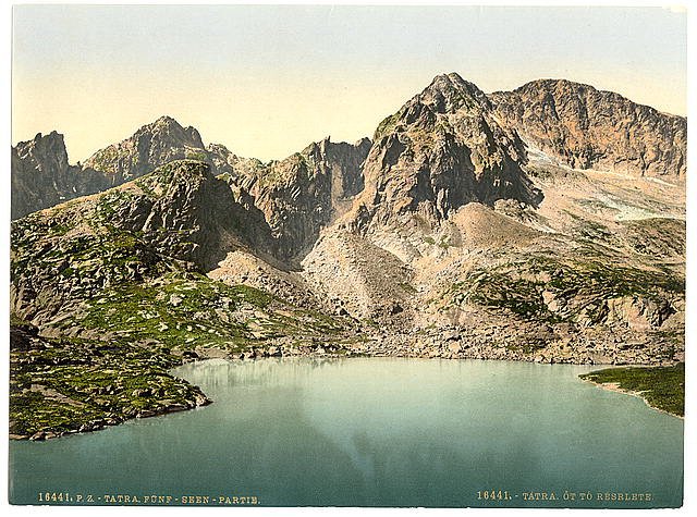 View of the Five Seas Tatra Vintage A4 Photo Print