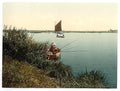 View on the river Barton Broad Vintage A4 Photo Print
