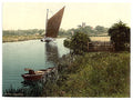 View on the river Belaugh Vintage A4 Photo Print