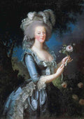 Vigée Lebrun Marie Antoinette 1783 A4 Photo Print