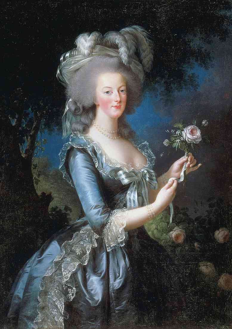 Vigée Lebrun Marie Antoinette 1783 A4 Photo Print