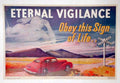 Vigilance Vintage Retro Advert Poster A4 Photo Print