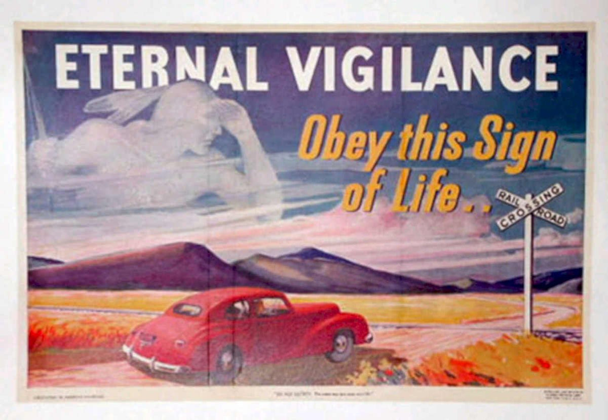 Vigilance Vintage Retro Advert Poster A4 Photo Print