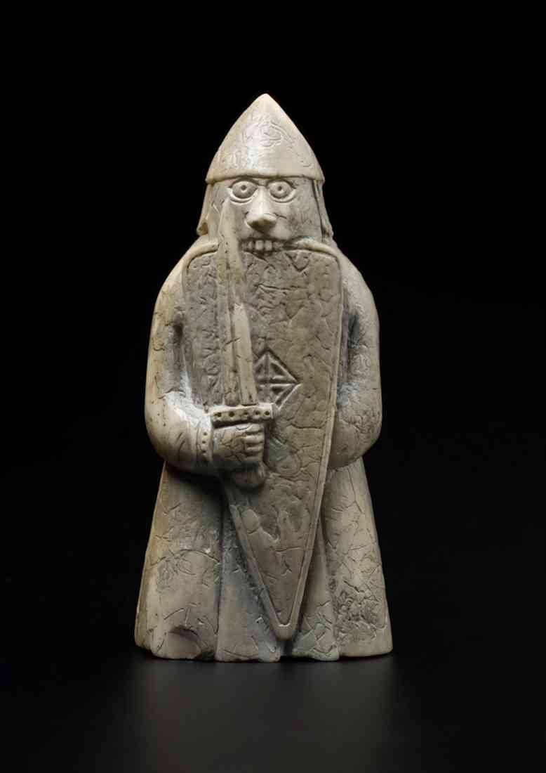 Viking art the lewis chessmen 3 A4 Photo Print