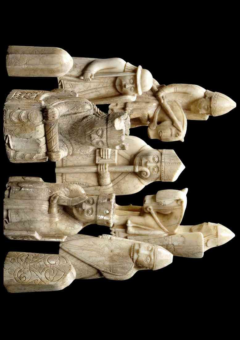 Viking art the lewis chessmen A4 Photo Print