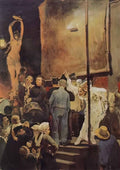Viktor Vasnetsov acrobats on a holiday near paris 1877 Art A4 Photo Print
