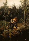 Viktor Vasnetsov alyonushka 1881 Art A4 Photo Print