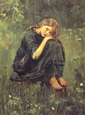 Viktor Vasnetsov alyonushka study 1881 Art A4 Photo Print