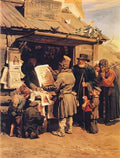 Viktor Vasnetsov at a bookseller s 1876 Art A4 Photo Print