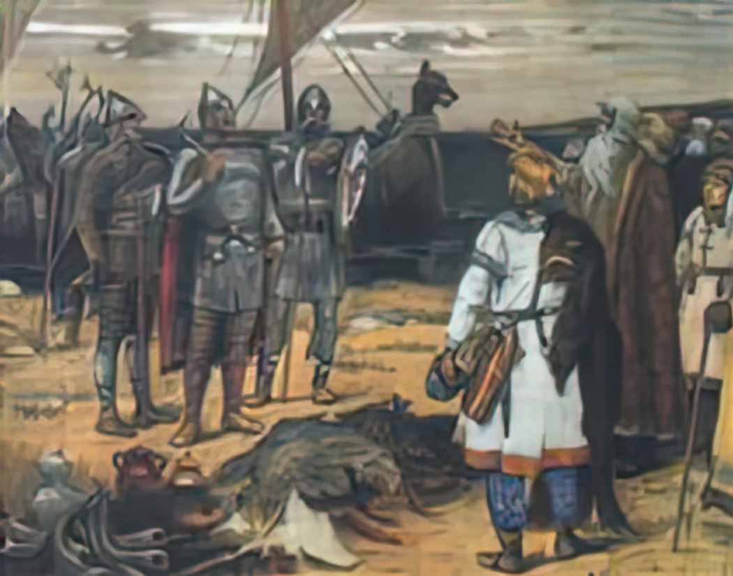 Viktor Vasnetsov calling of vikings Art A4 Photo Print