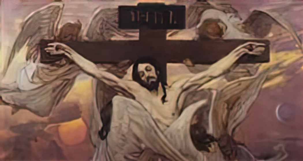 Viktor Vasnetsov crucified christ 1896 Art A4 Photo Print