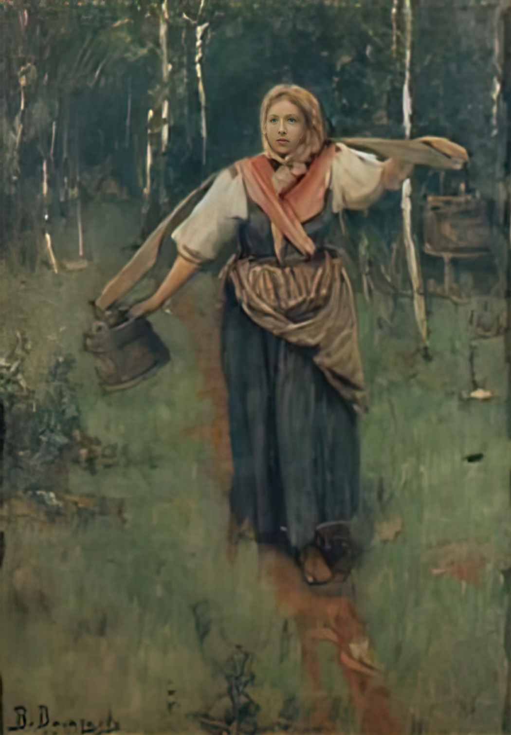 Viktor Vasnetsov for water 1880 Art A4 Photo Print