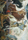 Viktor Vasnetsov four horsemen of apocalypse CROP A4 Photo Print