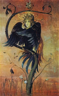Viktor Vasnetsov gamaun the prophetic bird 1897 Art A4 Photo Print