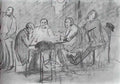 Viktor Vasnetsov game preference sketch Art A4 Photo Print