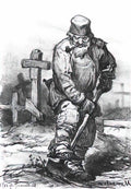 Viktor Vasnetsov grave digger 1871 Art A4 Photo Print