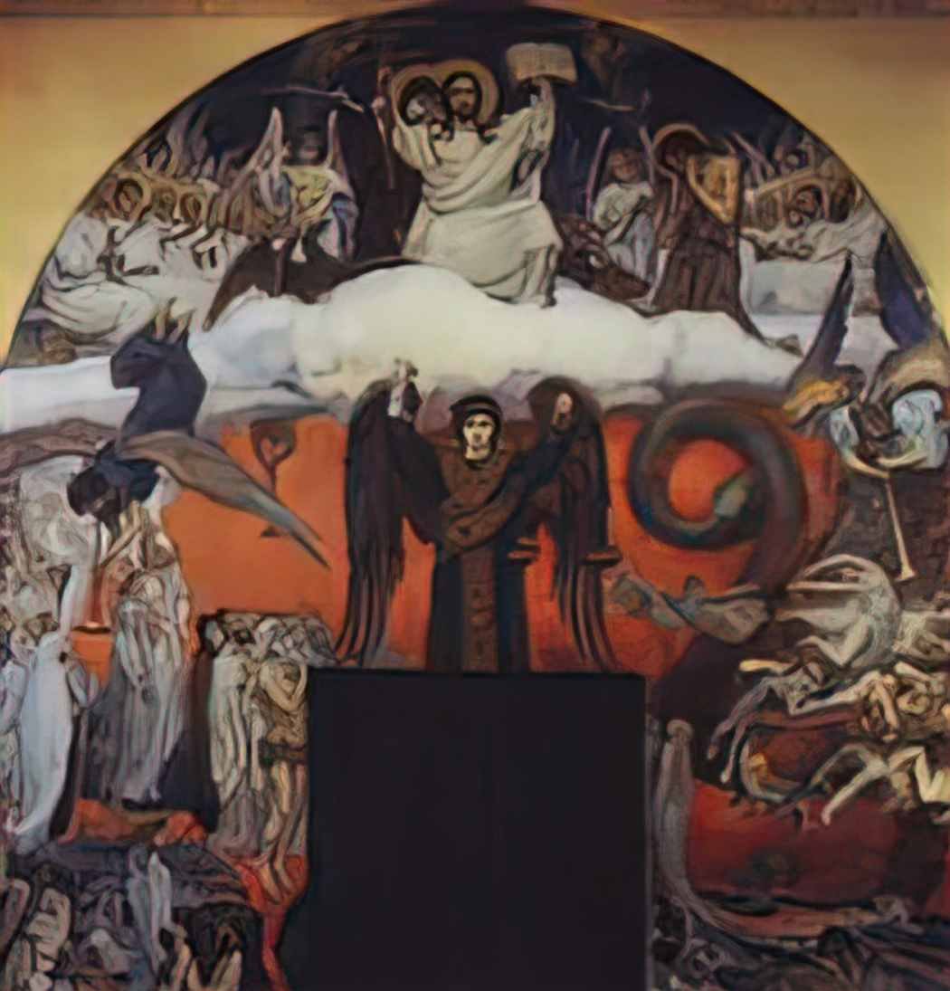 Viktor Vasnetsov judgement day 1896 Art A4 Photo Print
