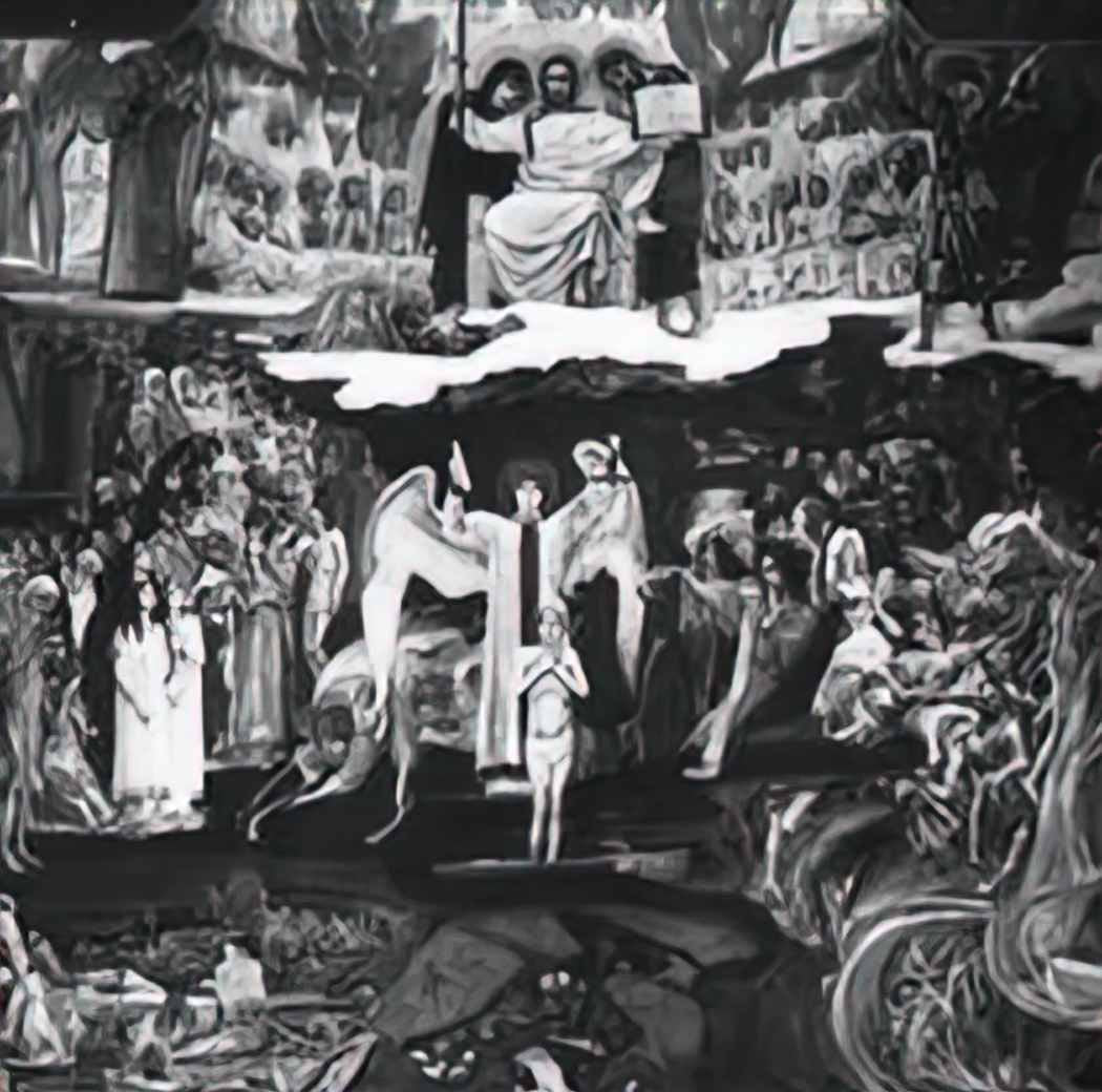 Viktor Vasnetsov last judgment Art A4 Photo Print