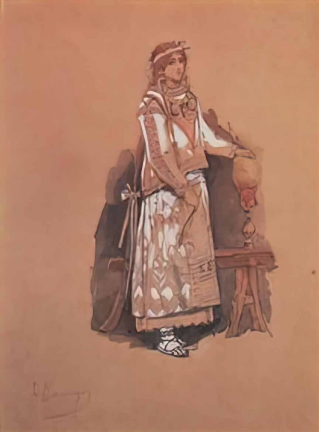 Viktor Vasnetsov maiden 1885 Art A4 Photo Print