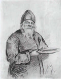 Viktor Vasnetsov monk collector Art A4 Photo Print