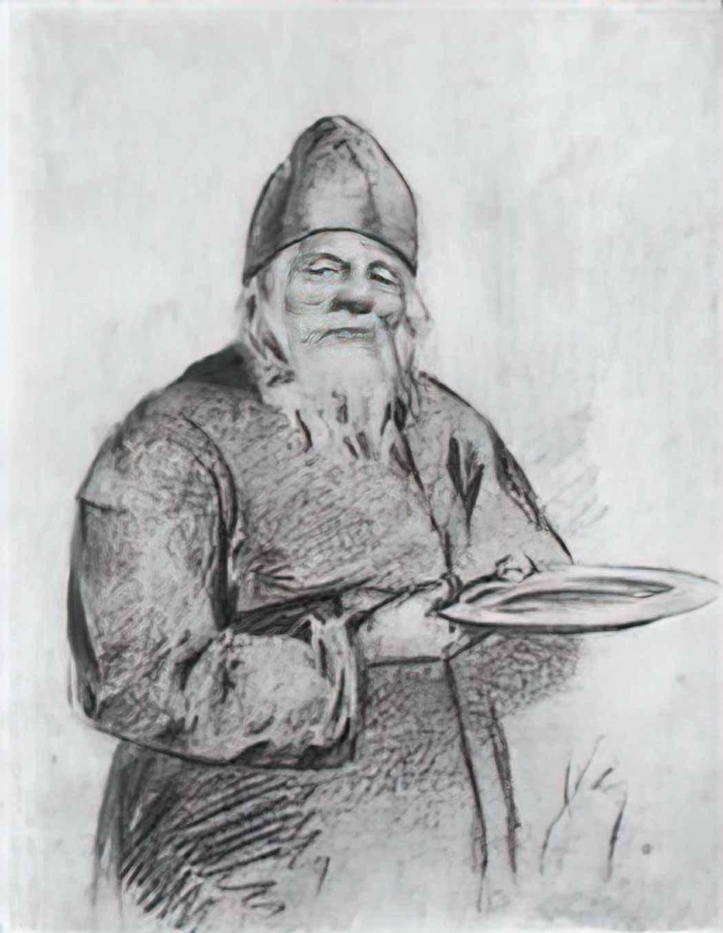 Viktor Vasnetsov monk collector Art A4 Photo Print