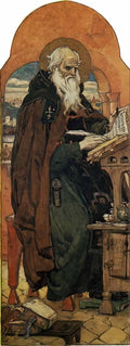 Viktor Vasnetsov nestor the chronicler 1893 Art A4 Photo Print