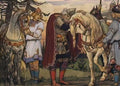 Viktor Vasnetsov oleg s farewell to his horce 1899 Art A4 Photo Print