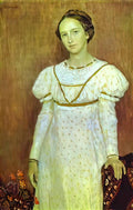 Viktor Vasnetsov portrait of olga poletayeva 1912 Art A4 Photo Print