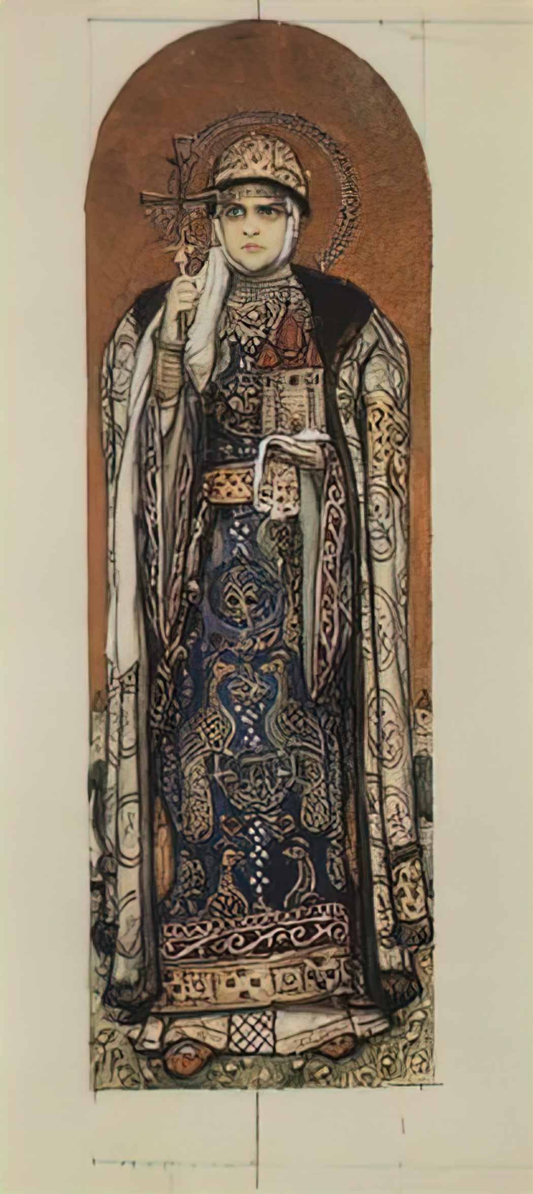 Viktor Vasnetsov princess olga 1893 Art A4 Photo Print