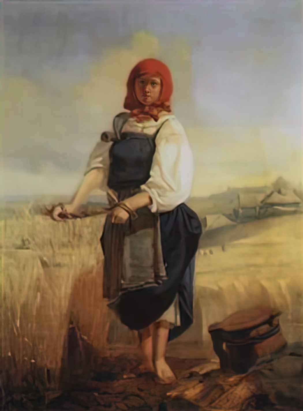 Viktor Vasnetsov reaper 1867 Art A4 Photo Print