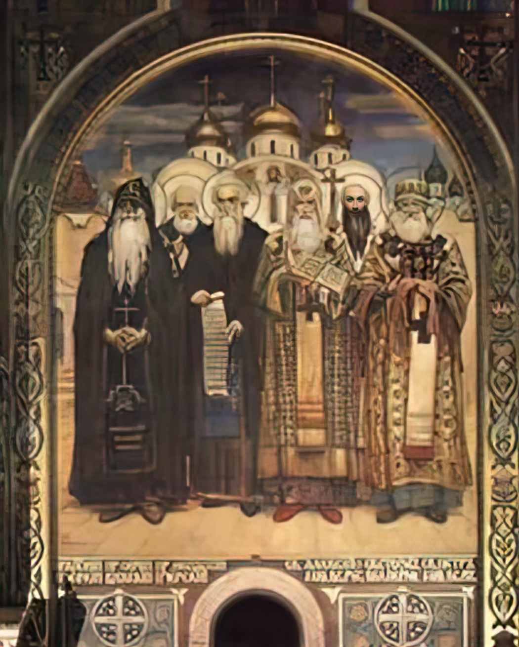 Viktor Vasnetsov russian bishops 1896 Art A4 Photo Print
