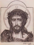 Viktor Vasnetsov savior in the crown of thorns 1906 Art A4 Photo Print