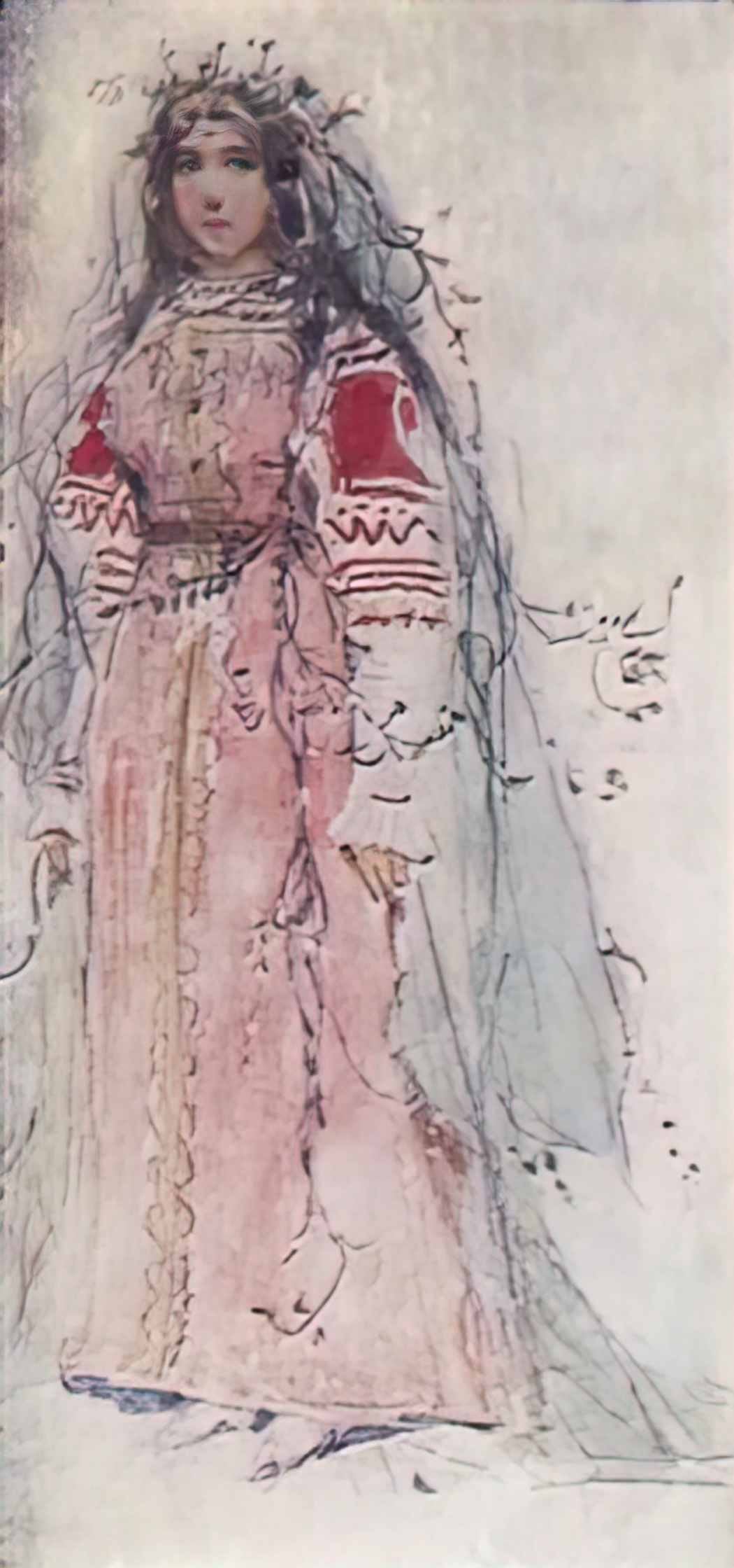 Viktor Vasnetsov spring 1882 Art A4 Photo Print