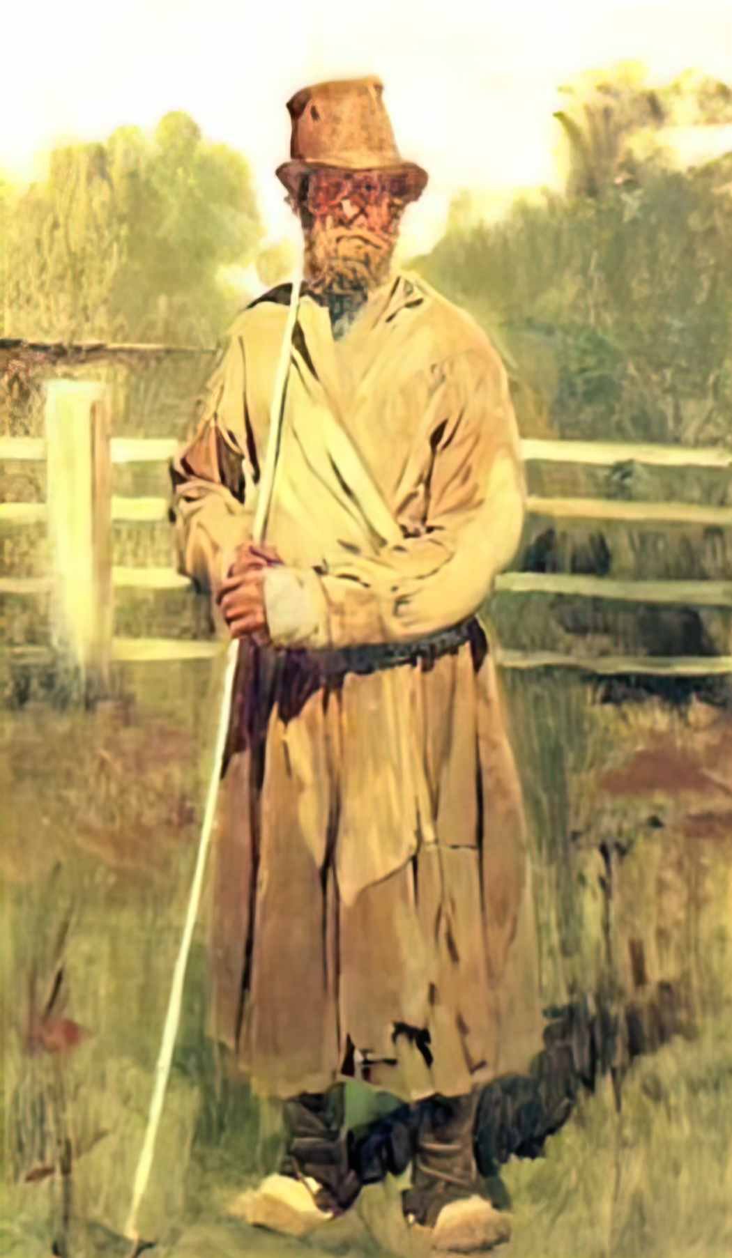 Viktor Vasnetsov the farmer with a sixth study 1877 Art A4 Photo Print