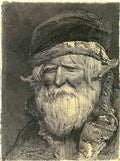 Viktor Vasnetsov the head of the peasant 1878 Art A4 Photo Print