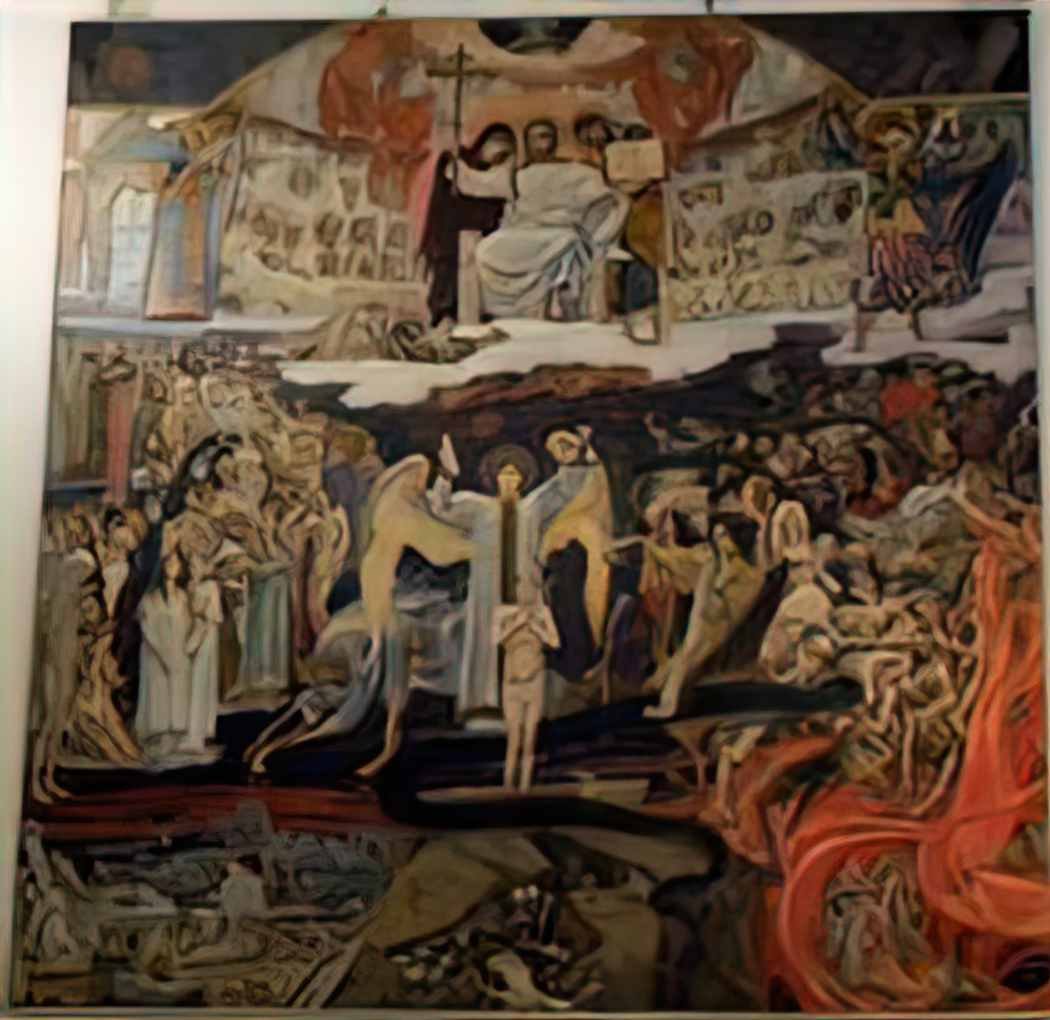 Viktor Vasnetsov the last judgement 1904 Art A4 Photo Print