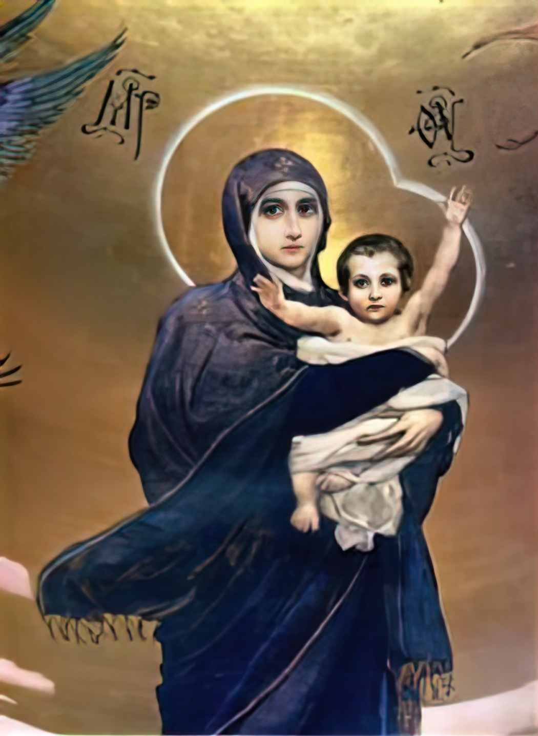 Viktor Vasnetsov virgin and child Art A4 Photo Print
