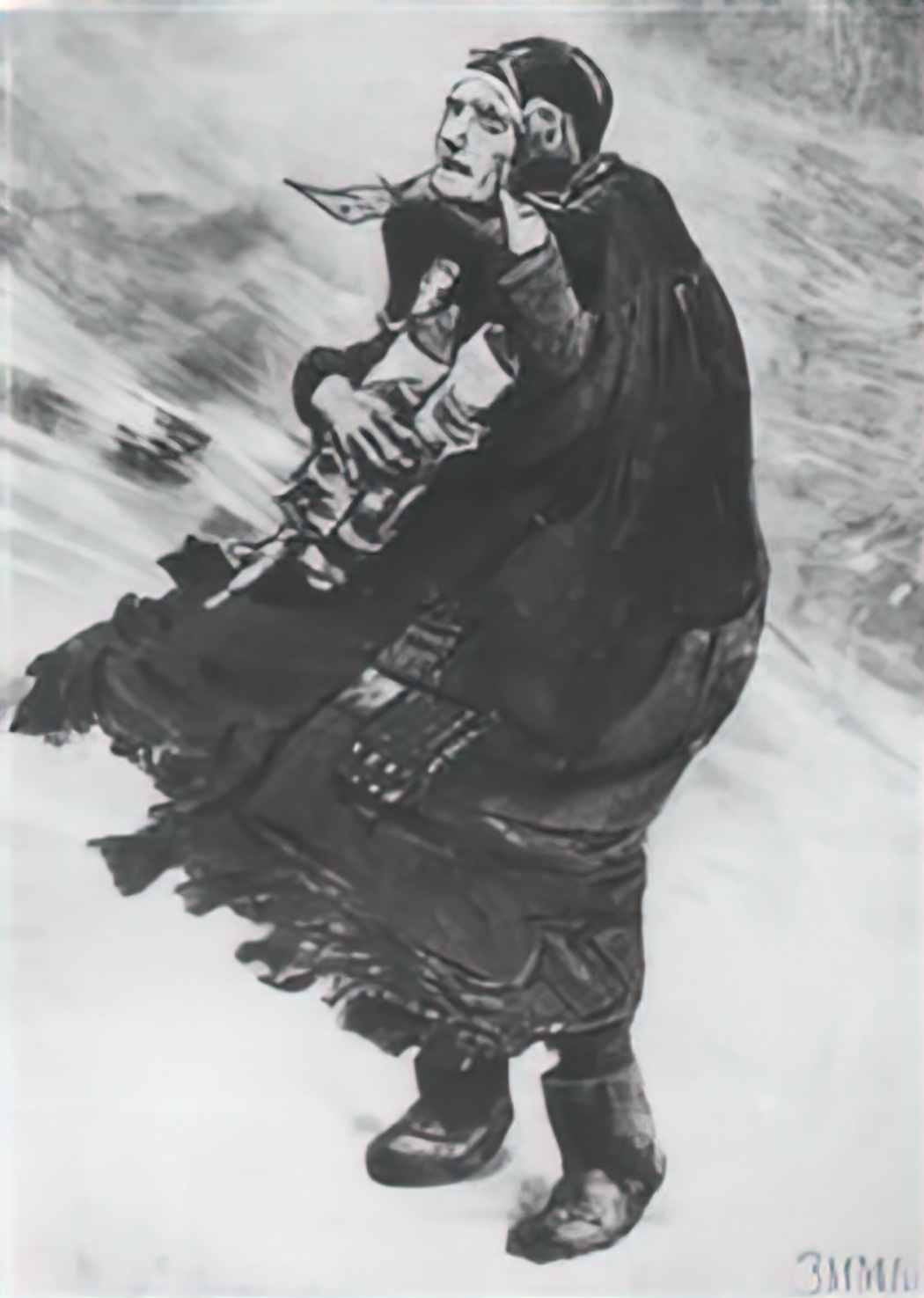 Viktor Vasnetsov winter Art A4 Photo Print