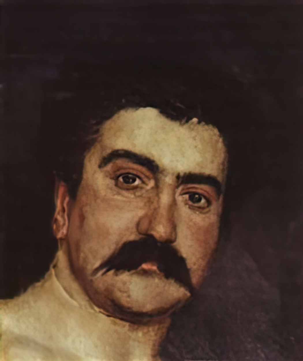 Viktor Vasnetsov wrestler s head portrait of wrestler n d kuznetsov Art A4 Photo Print
