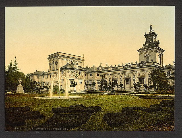 Vilanow ie Wilanow Castle I Warsaw Vintage A4 Photo Print